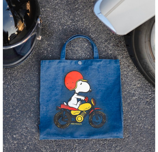 Sac shopping Snoopy Easy Rider - Three Potato Four chez Titlee Paris