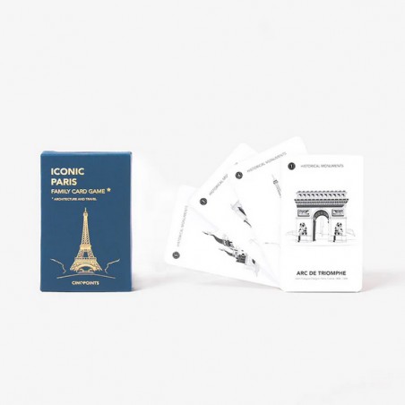 Iconic Paris card game - Cinqpoints