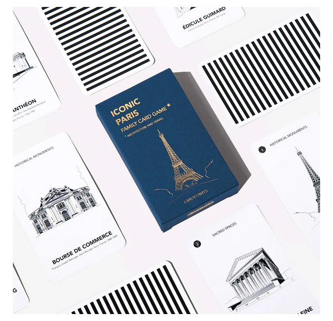 Iconic Paris card game - Cinqpoints