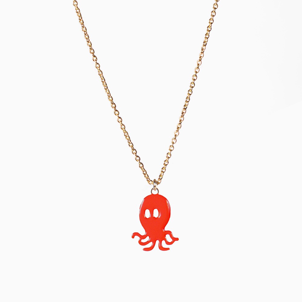 Emily necklace poppy red - Titlee Paris