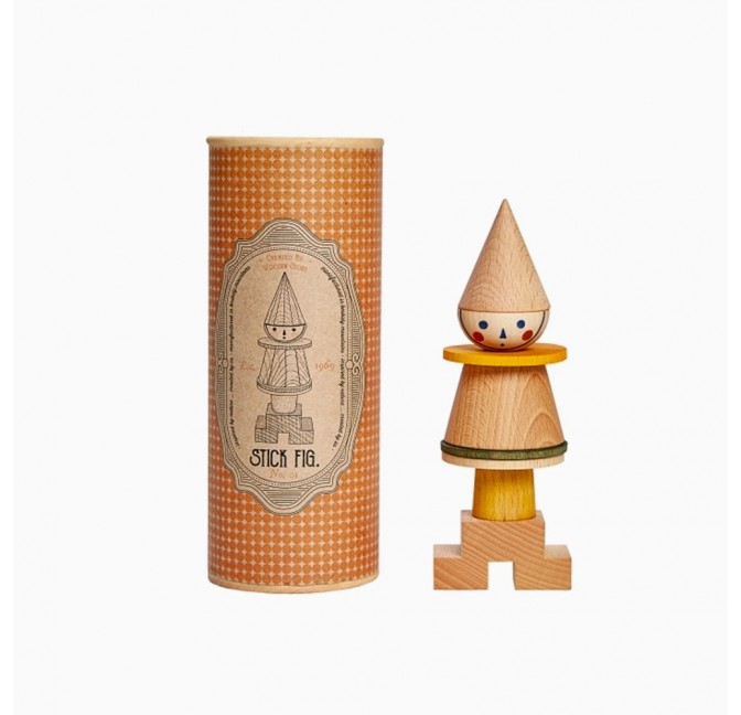 Stacking toy Stick Fig No.01 - Wooden Story