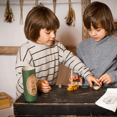 Figurine en bois à empiler n°01 -  Wooden Story