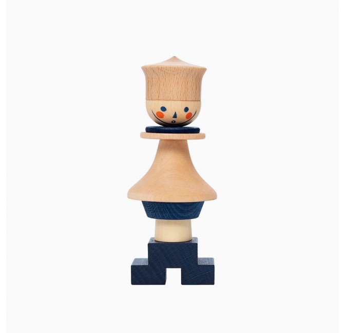 Stacking toy Stick Fig No.05 - Wooden Story