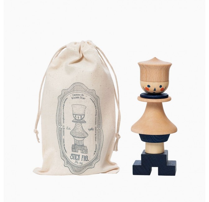 Figurine en bois à empiler n°05 - Wooden Story