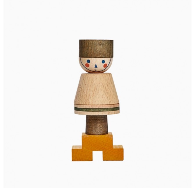 Stacking toy Stick Fig No.03 - Wooden Story