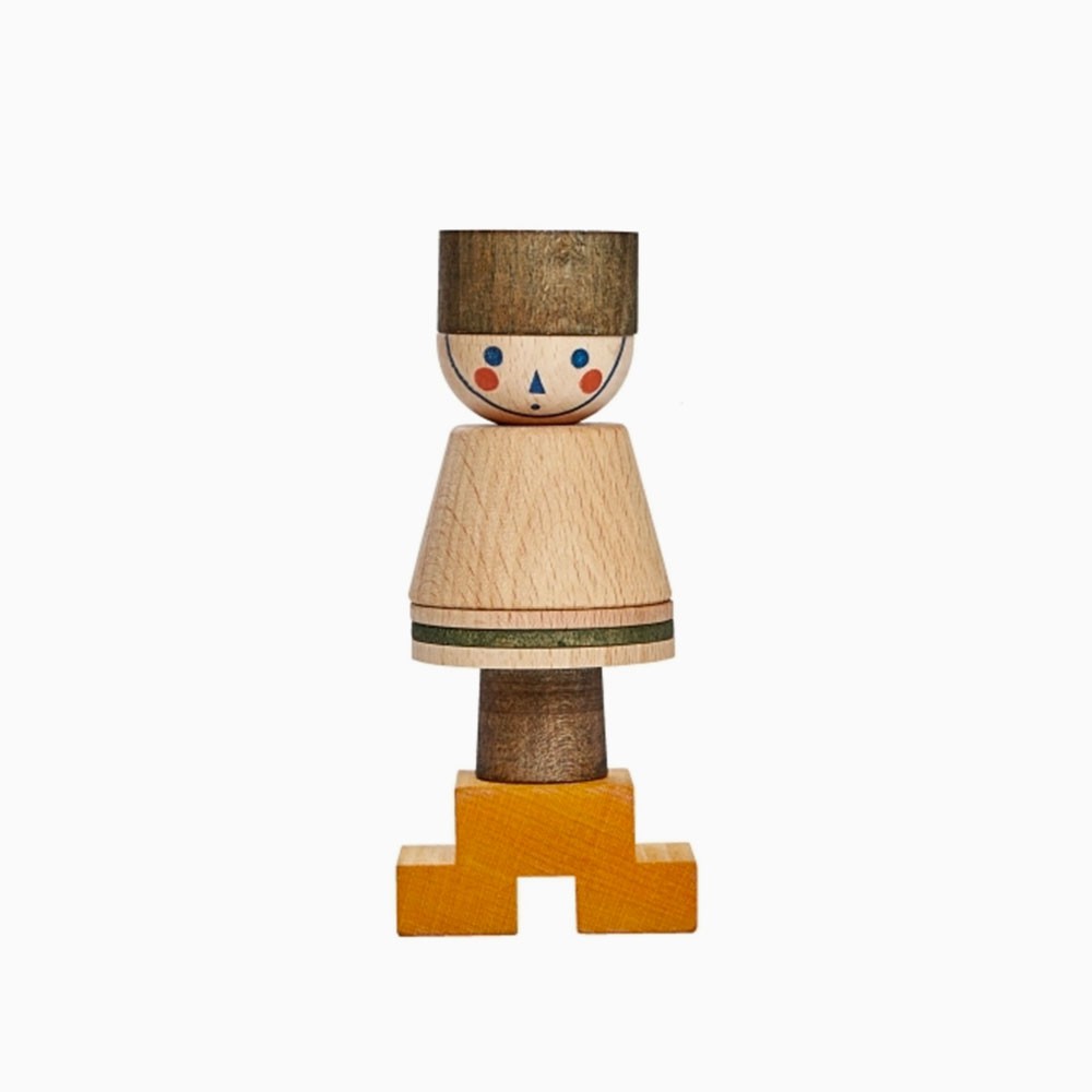 Stacking toy Stick Fig No.03 - Wooden Story