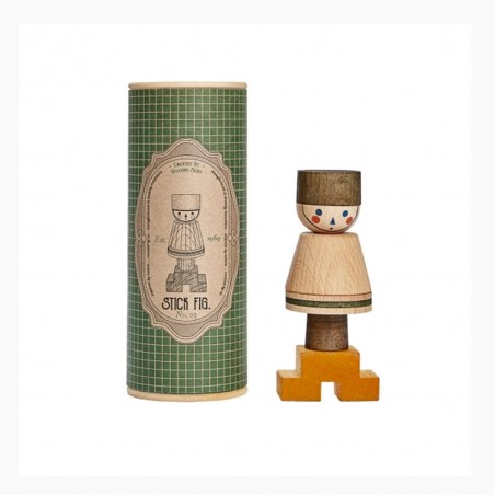 Stacking toy Stick Fig No.03 - Wooden Story