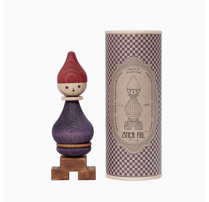 Figurine en bois à empiler n°06 - Wooden Story