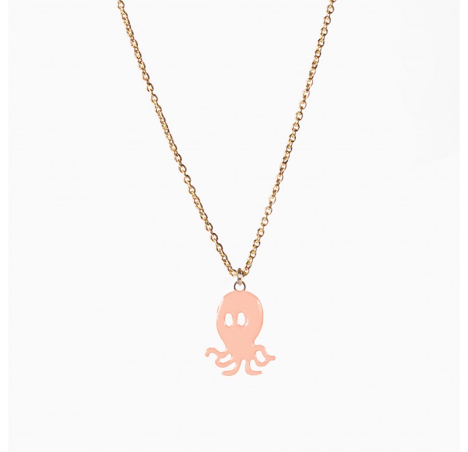 Collier Emily pêche - Titlee Paris