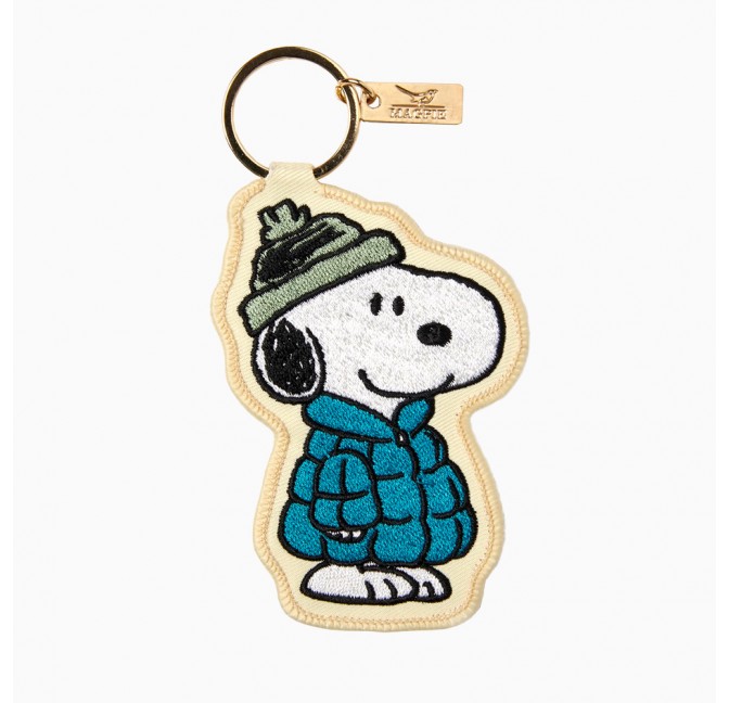 Big patch keychain Snoopy Puffy - Magpie at Titlee Store