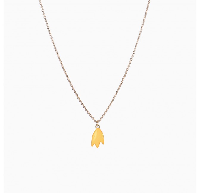 Blossom necklace yellow - Titlee Paris