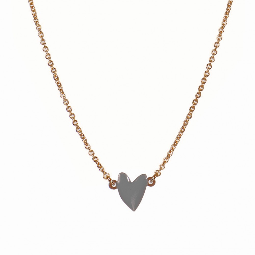 Collier Cranberry gris ardoise - Titlee Paris