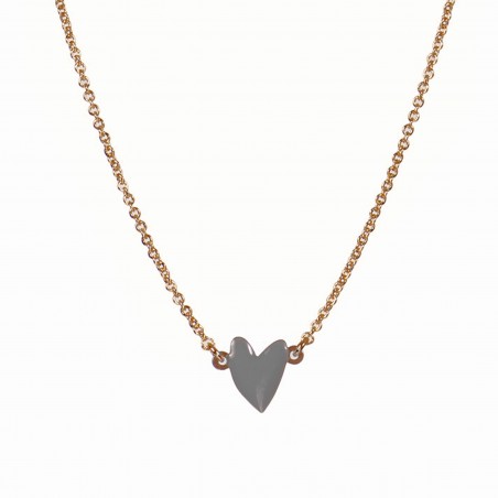 Cranberry Necklace - slate grey