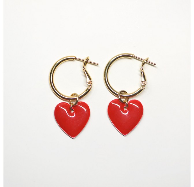 Monroe hoops poppy - Titlee Paris