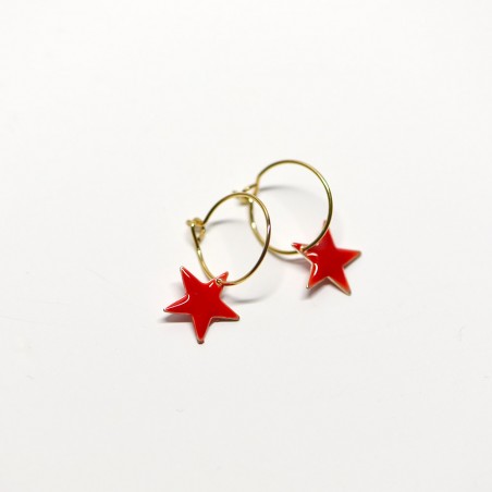 Gracie hoops poppy - Titlee Paris