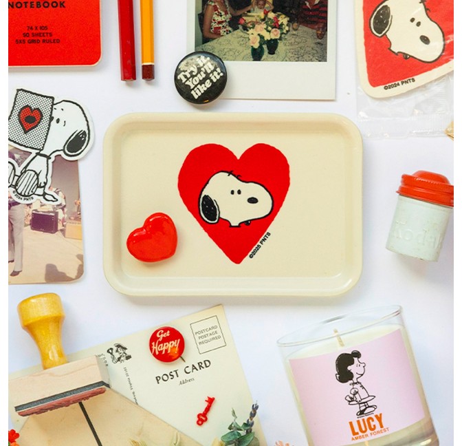 Mini Plateau Snoopy Love - Three Potato Four chez Titlee