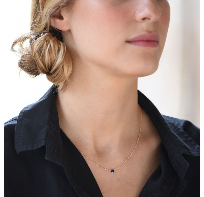 Collier Barlow marine - Titlee Paris