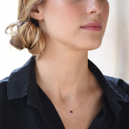 Collier Barlow marine - Titlee Paris