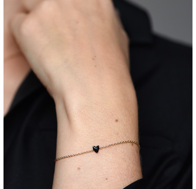 Bracelet Grant noir - Titlee Paris