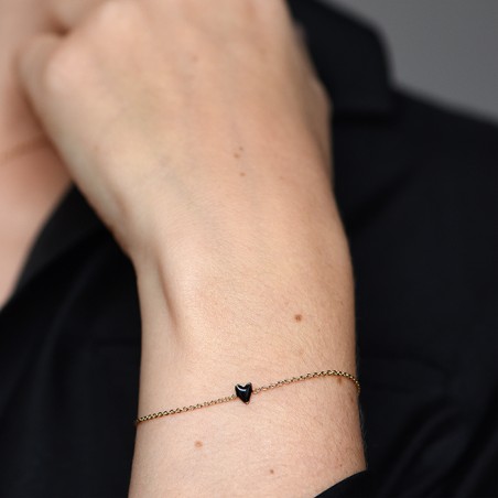 Bracelet Grant noir - Titlee Paris