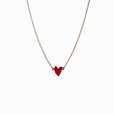 Collier Grant rouge rubis - Titlee Paris