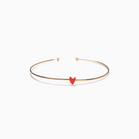 Grant bangle poppy red - Titlee Paris