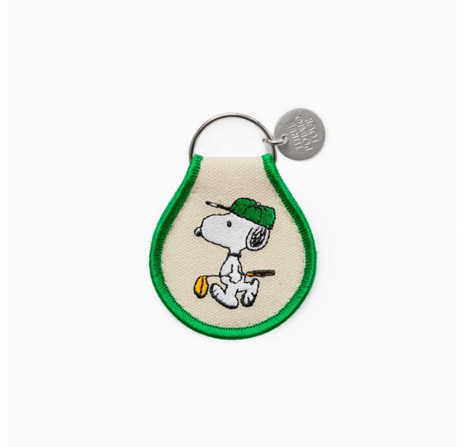 Porte-clés brodé Snoopy Golf - Three Potato Four