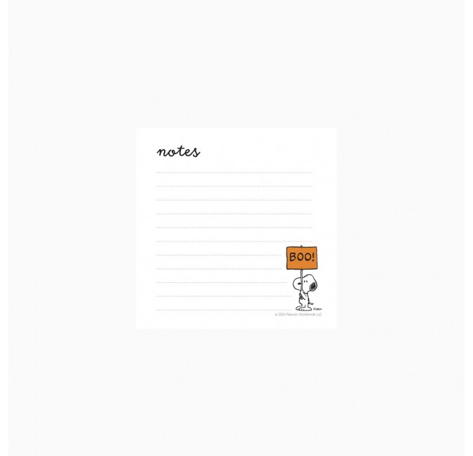 Bloc-notes Snoopy "Boo" -  Peanuts x Titlee - Collection Halloween