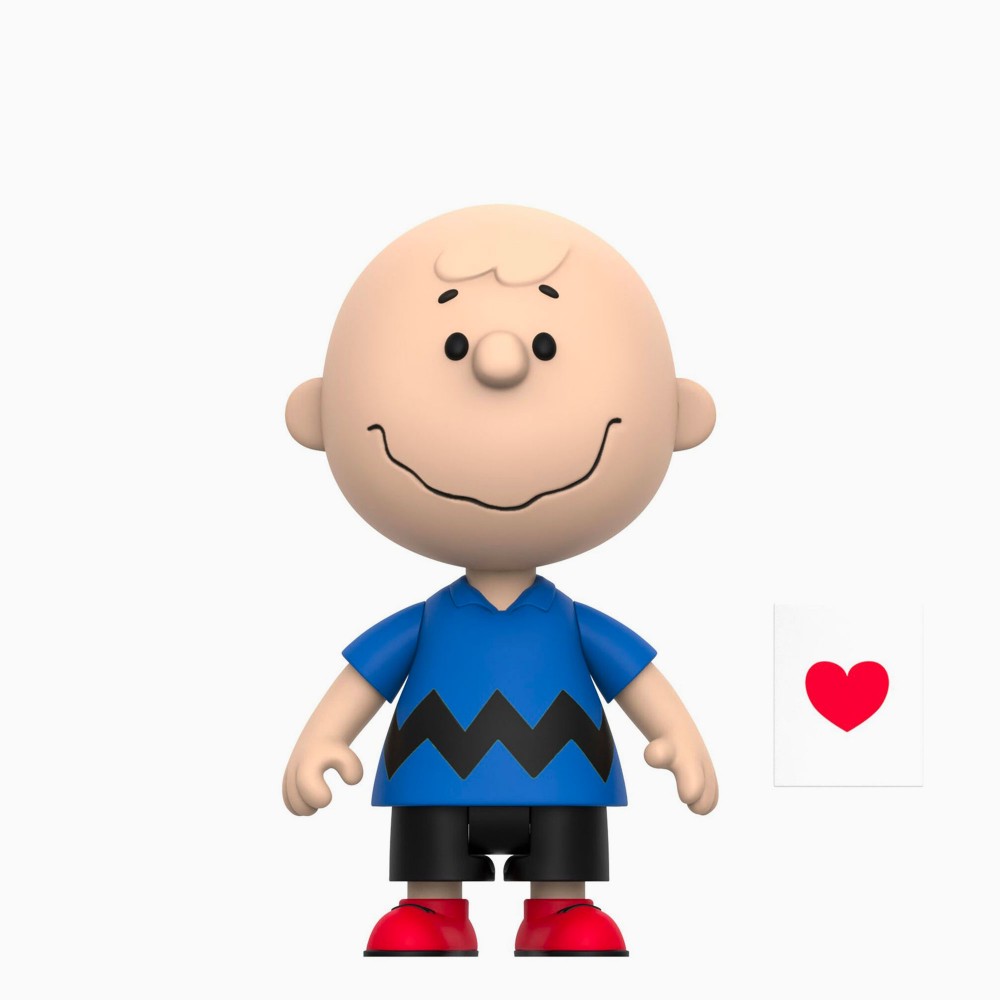 ReAction Charlie Brown Saint-Valentin - figurine articulée - Super7