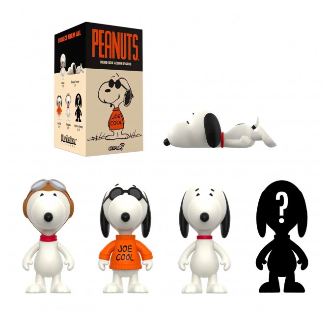 Peanuts Blind Box Wave 06 – Figurines ReAction Super7 Édition Collector