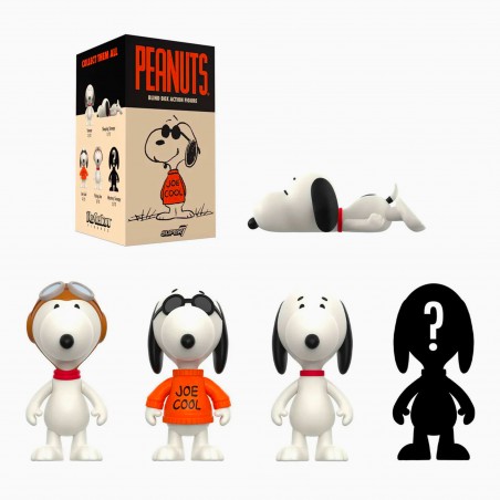 Peanuts Blind Box Wave 06 – Figurines ReAction Super7 Édition Collector