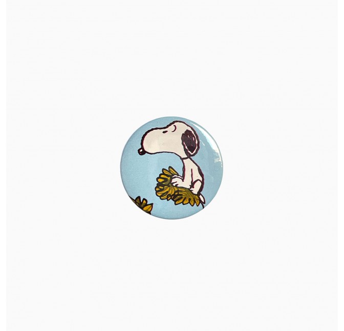 Badge Snoopy & Les Peanuts – Pièce Unique réalisée à partir de comics vintage