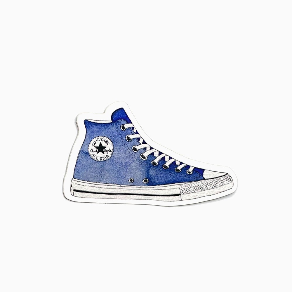 Sticker Converse effet soft touch - Illustration de Séverine Balanqueux