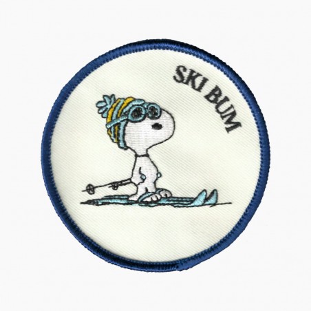 Écusson thermocollant Snoopy Ski Bum