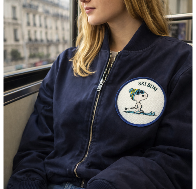 Snoopy Ski Bum Iron-On Patch – 7.5 cm - Peanuts x Titlee