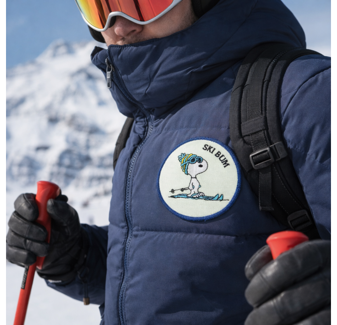 Snoopy Ski Bum Iron-On Patch – 7.5 cm - Peanuts x Titlee