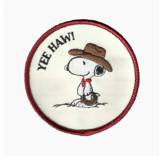 Snoopy Tenni Yee Haw! Iron-On Patch – 7.5 cm - Peanuts x Titlee