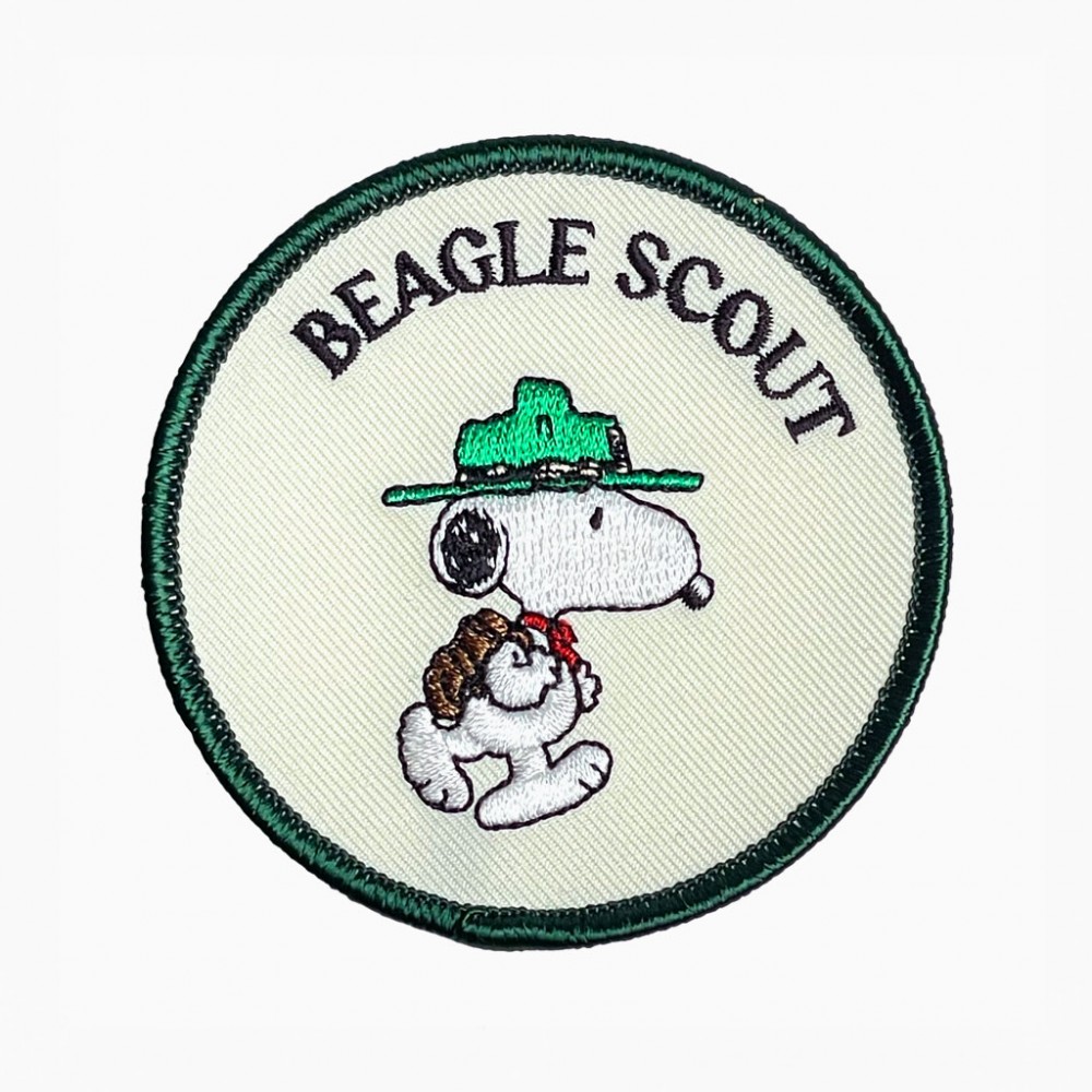 Écusson thermocollant Snoopy Beagle Scout - 7,5 cm - Peanuts x Titlee