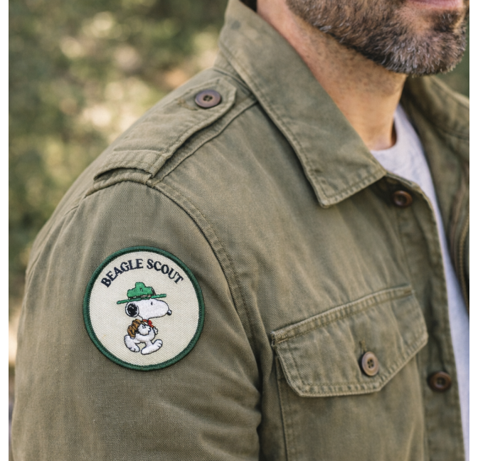 Écusson thermocollant Snoopy Beagle Scout - 7,5 cm - Peanuts x Titlee