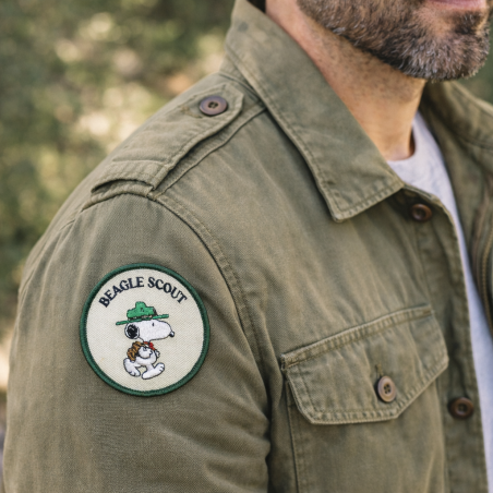 Écusson thermocollant Snoopy Beagle Scout - 7,5 cm - Peanuts x Titlee