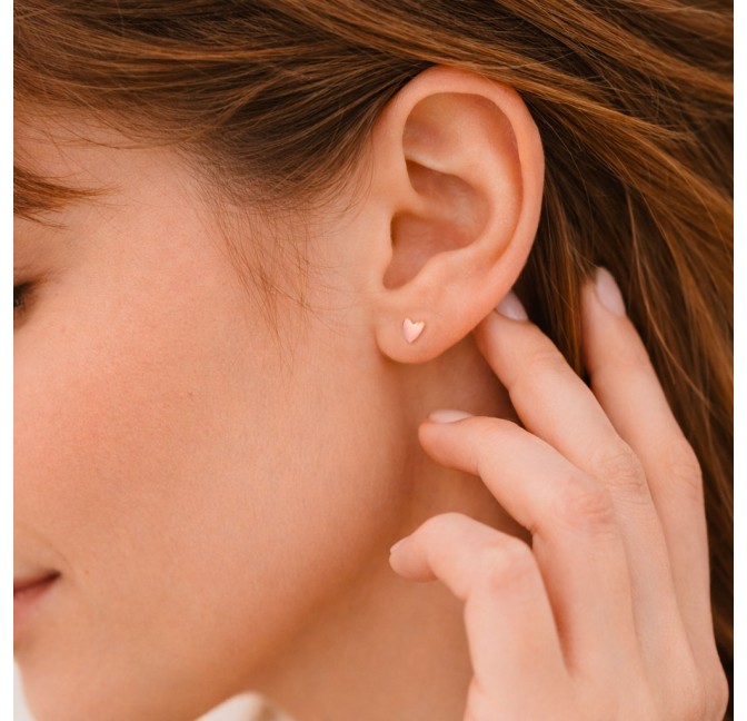 Boucles Grant rose poudré - Titlee Paris