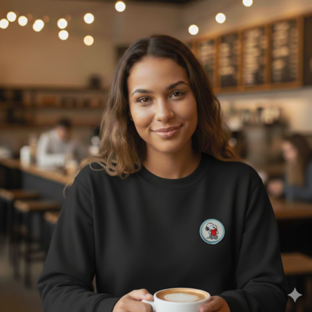 Écusson brodé thermocollant Snoopy Love – 4 cm - Peanuts x Titlee