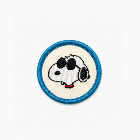 Écusson brodé thermocollant Snoopy Joe Cool – 4 cm - Peanuts x Titlee
