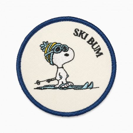 Écusson thermocollant Snoopy Ski Bum 7,5 cm - Peanuts x Titlee