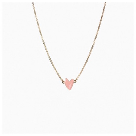 Cranberry necklace peach - Titlee Paris