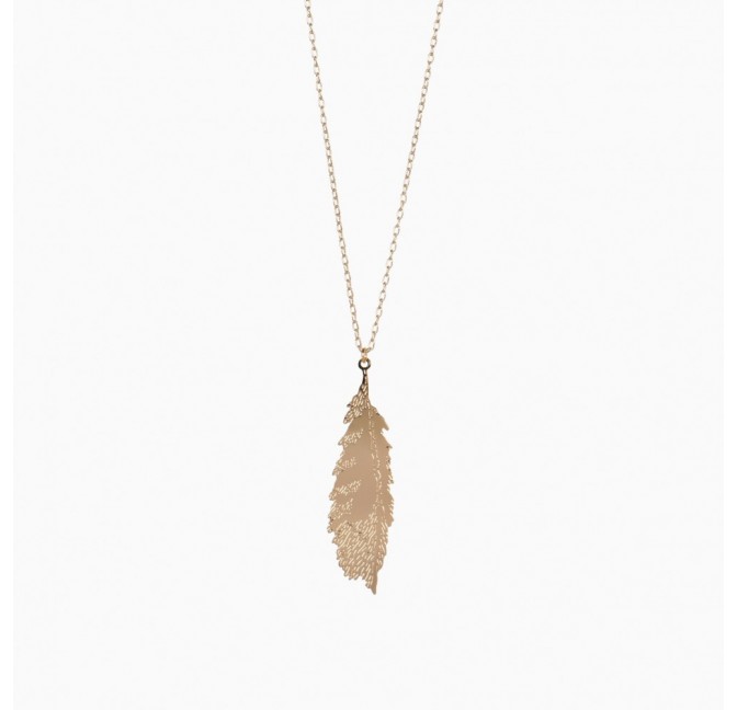 Collier Feather - Titlee x Coral & Tusc