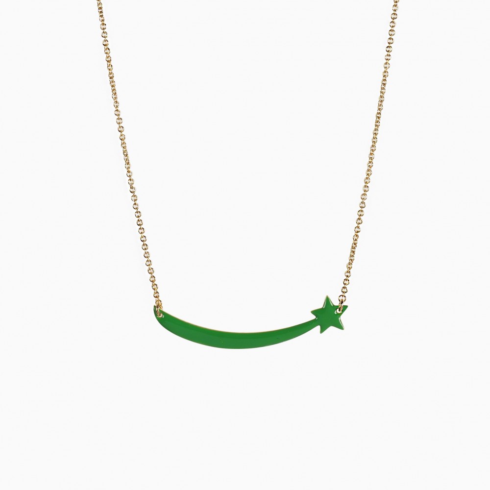 Lowry necklace green - Titlee Paris