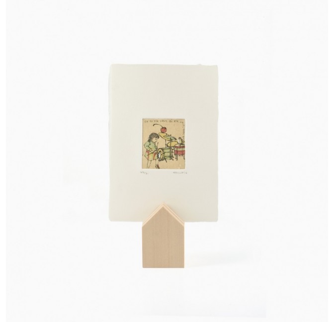 Tiny House porte carte naturel - Cinqpoints