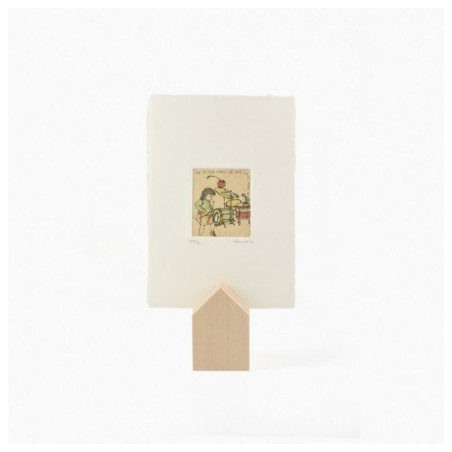 Tiny House porte carte naturel - Cinqpoints