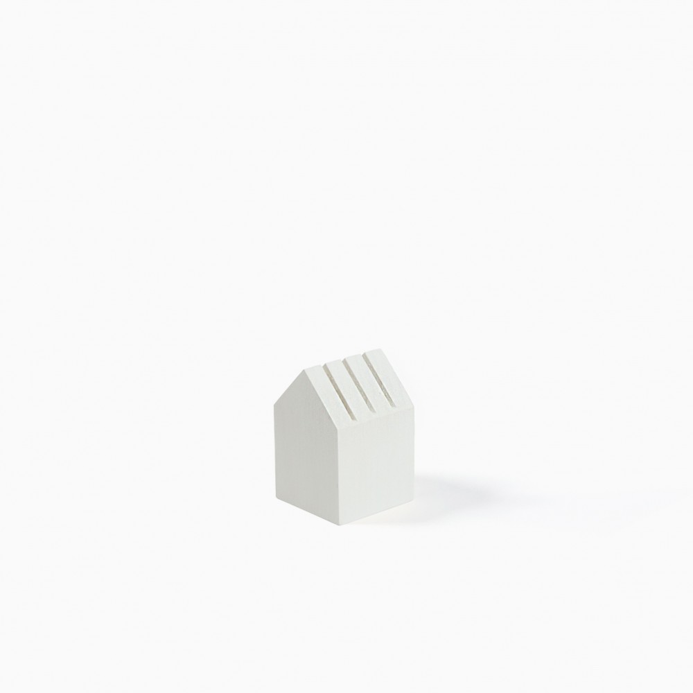 Tiny House card holder white - Cinqpoints